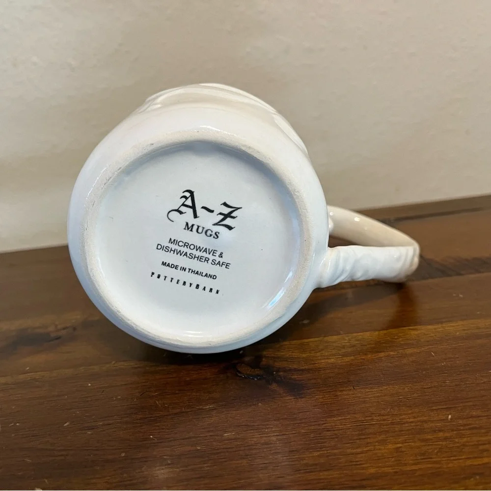Pottery Barn Monogram A Mug